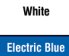 White/ Electric Blue