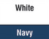 White/Navy