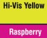 Hi Vis Yellow/raspberry