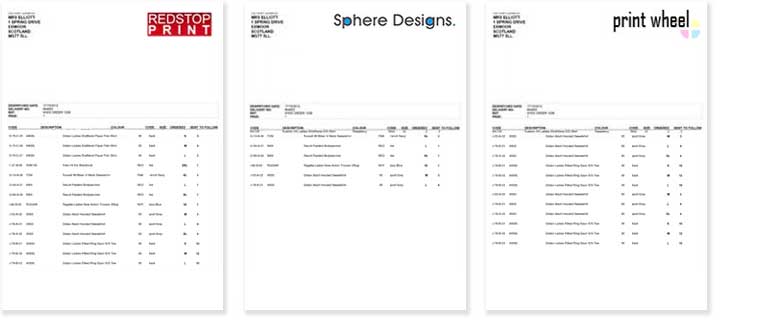 Example Delivery Notes