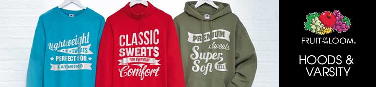 Hoods & Varsity range
