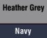 Heather Grey/Navy