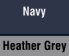 Navy/Heather Grey