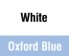 White/Oxford Blue
