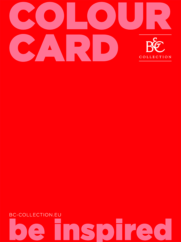 B&C Catalogue Colour Card