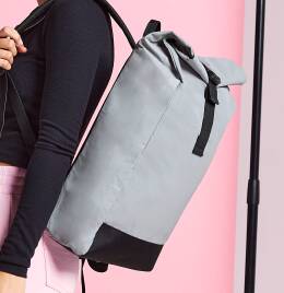 View Bagbase Reflective Roll-Top Backpack