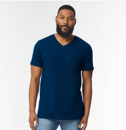 View Gildan Softstyle Adult V-Neck T-Shirt