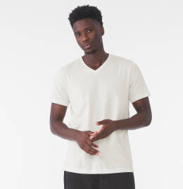View Canvas Unisex Jersey SS VNeck Tee