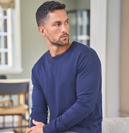 View Tee Jays Mens Long Sleeve Interlock Tee