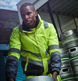 View Regatta Hi Vis Pro Classic Bomber Jacket