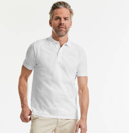 View Russell Mens Pure Organic Polo