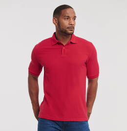 View Russell Hardwearing Polycotton Polo