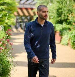View Honestly Made Recycled Half Zip Fleece