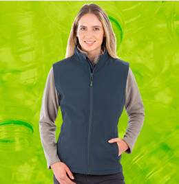 View Result Rcycled Lady Softshell Bodywarmer