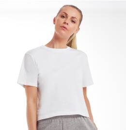 View Mantis Womens Organic Cropped T