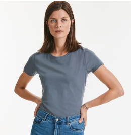 View Russell Ladies Pure Organic Heavy Tee