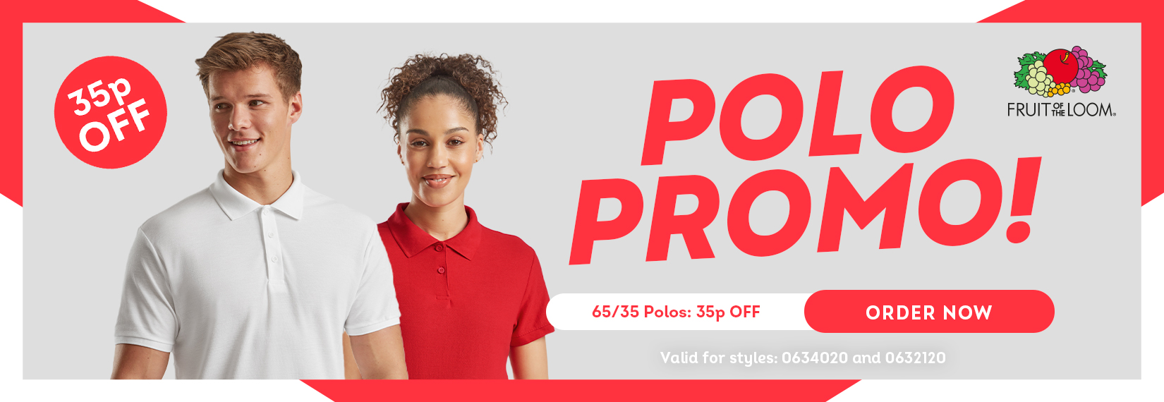 Fruit of the Loom Polo Promo